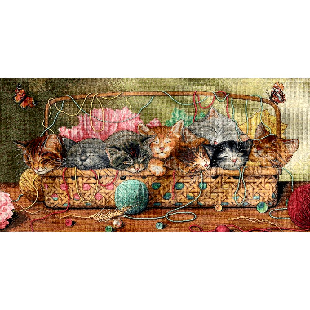 (image for) Gold Collection Kitty Litter Counted Cross Stitch Kit